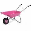 Rolly Toys 274802 Kovové koliesko ružové (Detský kovový fúrik oceľový rám ružový Rolly Toys na záhradné hry)