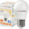 LED žiarovka LEDLUMEN G45-AP E27, teplá biela