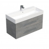 Swiss aqua technologies Koupelnová skříňka s umyvadlem SAT Cube Way 100x53x46 cm beton mat CUBE461002BESAT