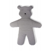 Childhome Hracia Deka Medveď Teddy Jersey Grey 150cm