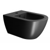 GSI PURA COLOR PURA bidet závesný 36x55cm, čierna matná 8865126