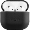 FIXED PodsLeather kožené púzdro pre Apple AirPods 4 čierne FIXLP-1473-BK