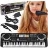 KEYBOARD PIANINKO ORGANY DETSKÉ KLÁVESY ELEKTRONICKÉ PIANINO PRE DETI + MIKROFÓN
