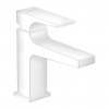 Hansgrohe Metropol - Páková batéria 100 pre umývadielka s odtokovou súpravou Push-Open, matná biela 32500700