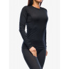 Funkčné tričko dámske Sensor Merino Air Tee LS - black/black