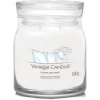 YANKEE CANDLE Signature 2 knôty Clean Cotton 368 g
