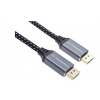 PremiumCord DisplayPort 1.4 přípojný kabel pro rozlišení 8K, kovové a zlacené konektory, 5m