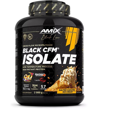 Amix Nutrition Black Line Black CFM® Isolate 2 000 g, salted caramel ice cream