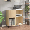 zahrada-XL Skrinka na platne dub sonoma 84,5x38x48 cm kompozitné drevo 832000