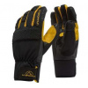 La Sportiva Supercouloir Insulated Black Yellow Lyžiarské Rukavice Veľkosť M