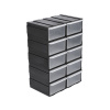 VOREL Zásuvkový skrutkový držiak 10 zásuviek 225 x 155 x 100 mm