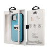Karl Lagerfeld puzdro plastové Apple iPhone 13 Mini KLHCP13SPKMB modré