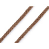 Galanterka Oděvní šňůra / příze macrame Ø4 mm návin 100 metrů - 3 (275) režná přírodní