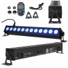 OSVETĽOVACIA LIŠTA LED SCÉNICKÉ OSVETLENIE 12x3W RGB LED + PILOT