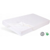 Babymatex plachta nepremokavá s gumou Bamboo biela 70x140