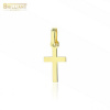 Zlatý prívesok Au585/000 14k Krížik hladký lesklý - Rozmer: 1.9