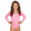 DETSKÉ BODY SVETLORUŽOVÉ DLHÝ RUKÁV BLÚZKA TANEČNICA 146