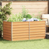 vidaXL Vyvýšený záhradný záhon Svetlohnedá 160 x 80 x 77 cm