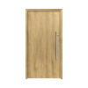 Hliníkovo-oceľové vchodové dvere pasívne Apollon 110 x 210 cm P dub prírodný