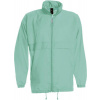 B&C | Sirocco, Vetrovka bez podšívky, modrá pixel turquoise, M