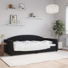 zahrada-XL Denná posteľ čierna 90x200 cm zamat 354140