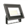 V-TAC Čierny LED reflektor 50W, Studená biela 6000 - 6500K