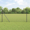 zahrada-XL Plot s stĺpmi Sivá 1.2 x 10 m Oceľ 3351814