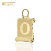 Zlatý Prívesok Au585/000 písmeno O - Rozmer: 2.2