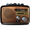 KUCHYNSKÉ RÁDIO AM FM PRENOSNÉ, KONŠTRUOVANÉ NA BATÉRIE BLUETOOTH, USB, MICRO SD