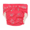 Mamatti Látková plienka EKO sada - nohavičky + 2 x plienka, Myška, veľ. 5 -14 kg, červená Mamatti