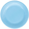 Papierové tanieriky 8 ks Modré 18 cm