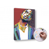 Maľovanie podľa čísel na plátno TRAVIS SCOTT – nízka náročnosť (Sada na maľovanie podľa čísel ARTMIE)