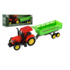 Teddies Traktor s vlekom plast 35cm na zotrvačník