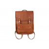 Eggo Anderson kožený batoh Svetlo hnedá