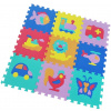 Penové puzzle Penové puzzle Zvieratká a dopravné prostriedky 9 ks (8591945097337)
