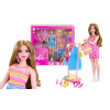 Bábika Barbie Stylista + šatník HPL78