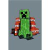 JERRY FABRICS Fleece deka Minecraft TNT