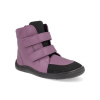 Baby Bare Shoes Febo Winter Magenta s membránou/Asfaltico barefoot topánky