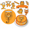 DIGITÁLNA TLAČ Jedlý obrázok na tortu GARFIELD MAČKA BAJKA + POSTAVY TEXT 20