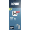 Sponky z jemného drôtu H typ 37 6 mm super tvrdé 5000 ks Novus Tools 042-0770 Rozmery (d x š) 6 mm x 10.6 mm; 042-0770