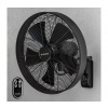 ZEVENTI | ZEVENTI - Nástenný ventilátor FREEZE 50W/230V pr. 40 cm čierna + diaľkové ovládanie | ZV0017