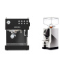 Ascaso Steel DUO, Black + Eureka Mignon Perfetto, CR chrome