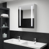 LED koupelnová skříňka se zrcadlem 50 x 13 x 70 cm 285117