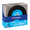 Verbatim CD-R 80 / 700 MB 52x Speed, Vinyl Surface, Slim Case - 10 ks (43426)