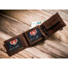 Peňaženka - Peterson Wallet Prírodná koža hnedá PTN ZM44 Brown - Pánsky produkt (Darčeková súprava: Hnedá, kožená pánska peňaženka)