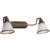 Rabalux Grando nástenná lampa 2x40 W biela-hnedá 6546