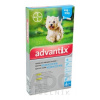 Advantix Spot-on pre psy od 4 do 10 kg (4 pipety) 4x1 ml