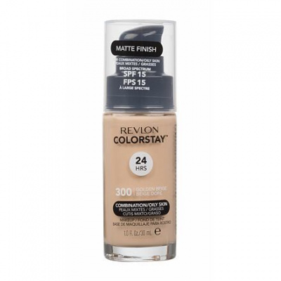 Revlon Colorstay Combination Oily Skin SPF15 make-up pro smíšenou až mastnou pleť 30 ml odstín 300 Golden Beige