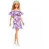 Mattel Barbie modelka 30cm fialové šaty 429887