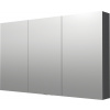 Naturel Zrcadlová skříňka 120x72 cm lamino šedostříbrná GALCA1120